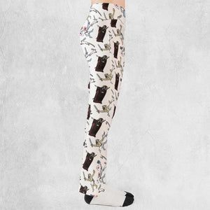 The Killer Rabbit Monty Python Flare Leggings