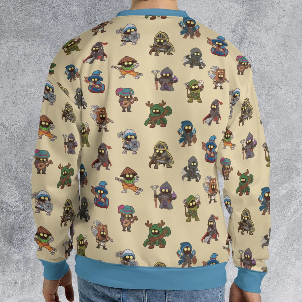 Little Adventurer DnD All-over Print Sweatshirt