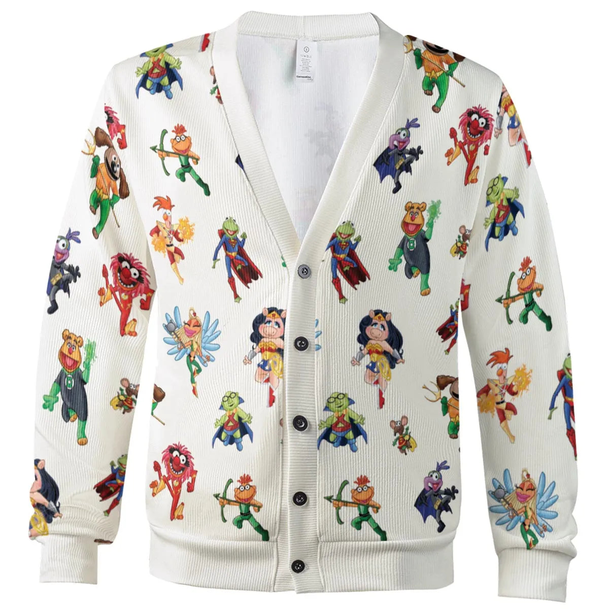 Super Muppet The Muppet Show and DC Universe Cardigan