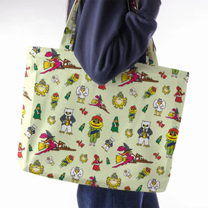 H.R. Pufnstuf Characters Sid and Marty Large Tote Bag