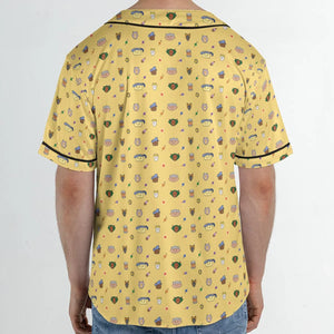 Cat DND Classes Pattern Unisex Baseball Jersey