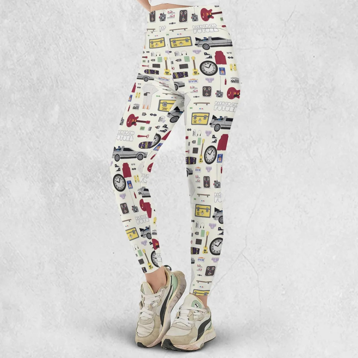 Back to the Future Pattern Legging