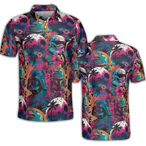 Star Wars Synthwave AOP Men/Women Polo Shirt