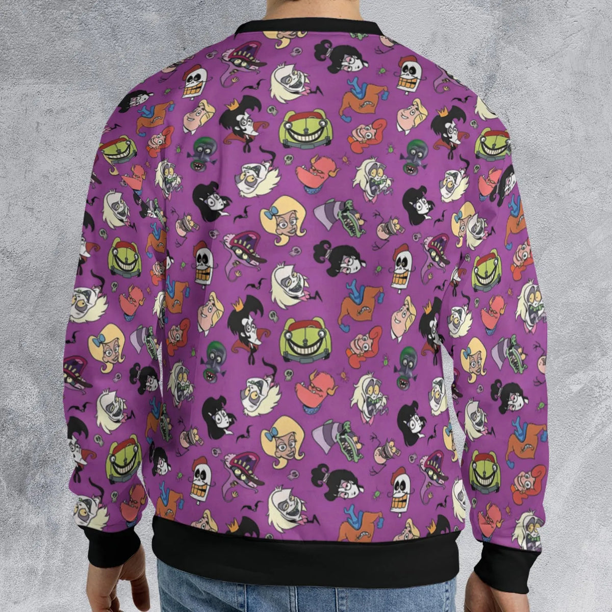 Beetlejuice Cartoon Vintage All-over Print Sweatshirt