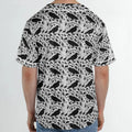 Nevermore The Raven Edgar Allan Poe Pattern Unisex Baseball Jersey