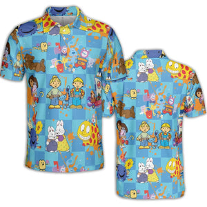 90s cartoon Nostalgic AOP Men/Women Polo Shirt