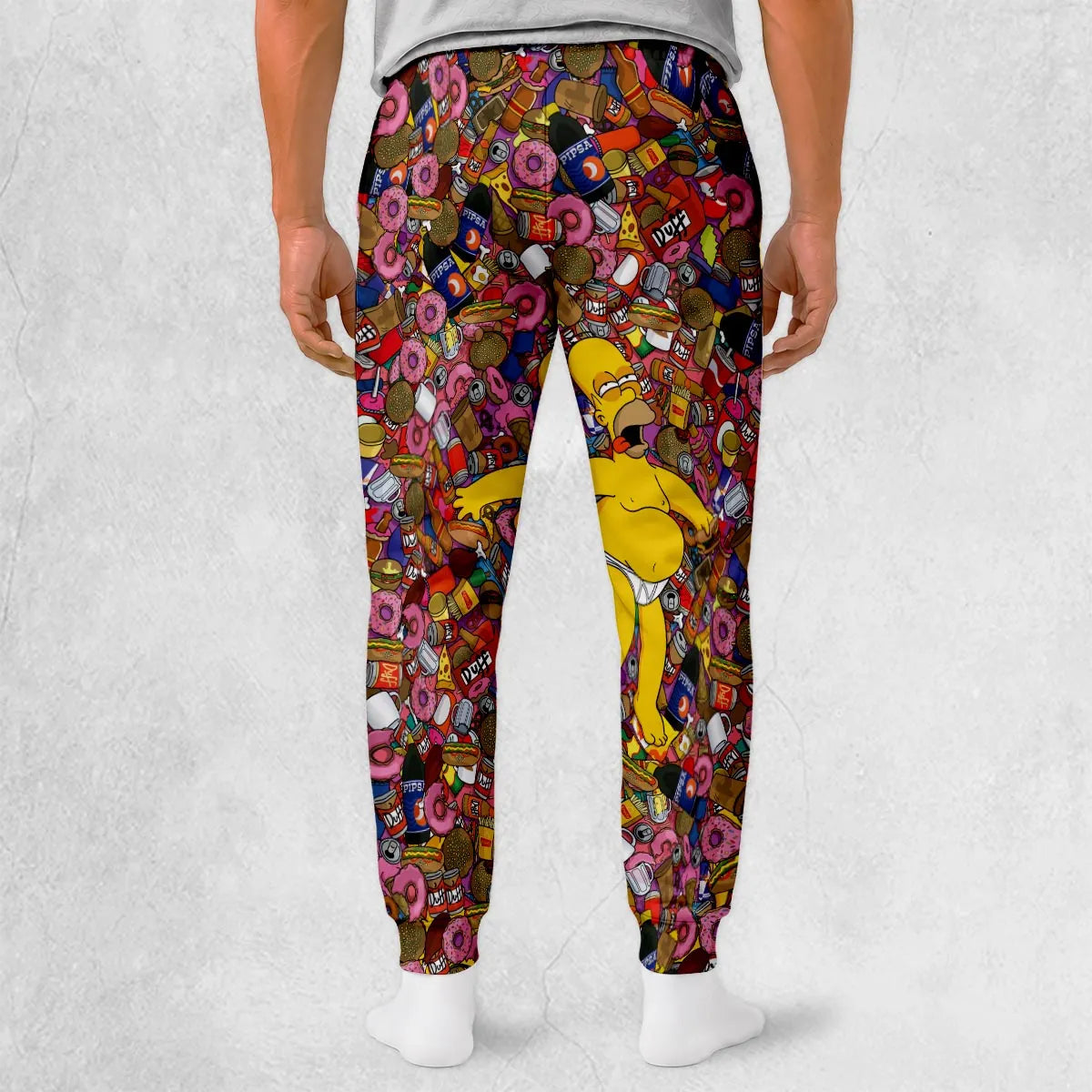Homer Simpson Getting Drunk Duff Beer The Simpsons Sweatpants