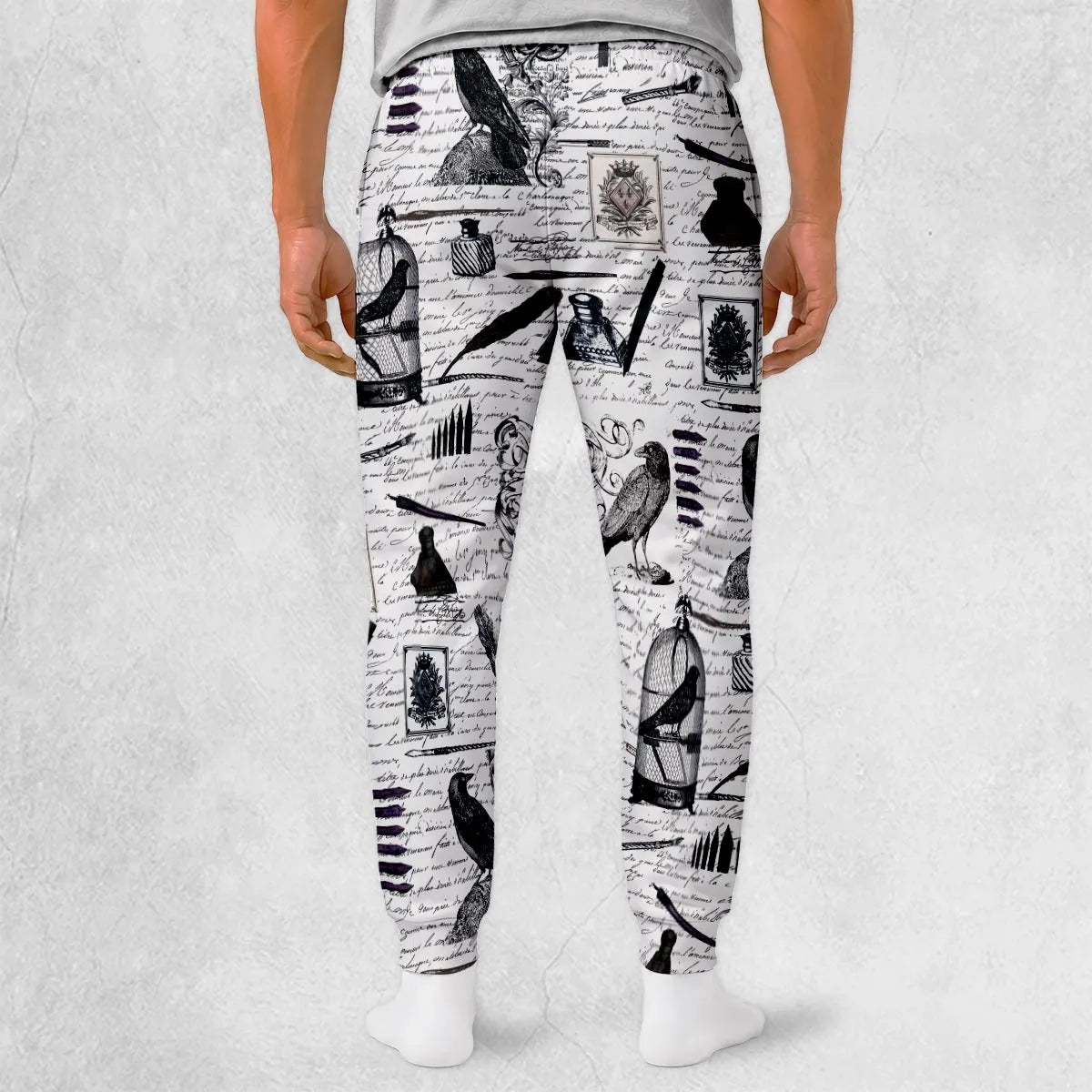 Nevermore The Raven Edgar Allan Poe Sweatpants
