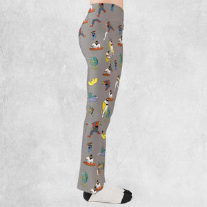 Space Ghost Coast to Coast Characters Flare Leggings