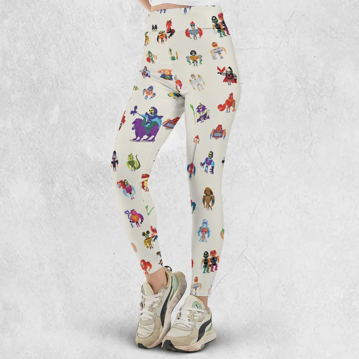 He-Man & Masters Of The Universe Characters Pattern Legging