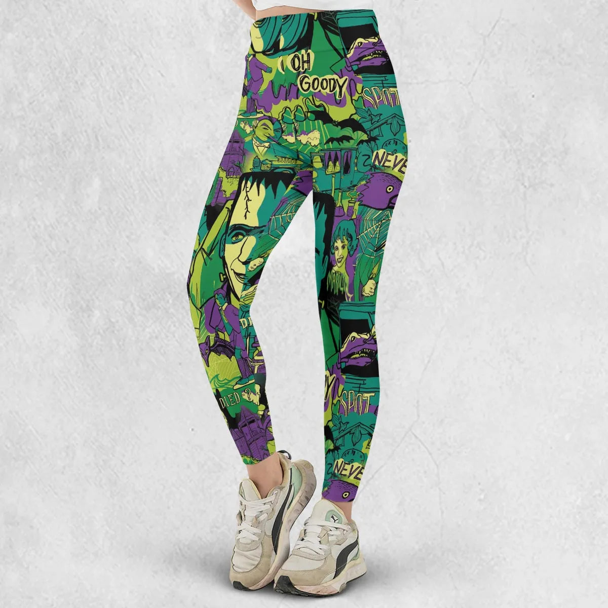 Oh Groovy Frankenstein Universal Horror Legging