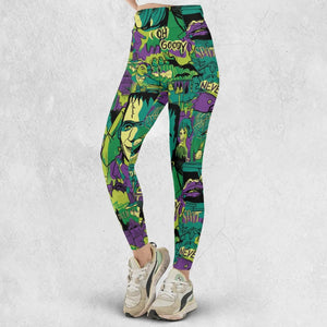Oh Groovy Frankenstein Universal Horror Legging