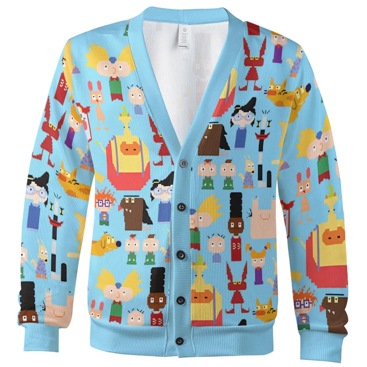 90's Carton Pixel Cardigan
