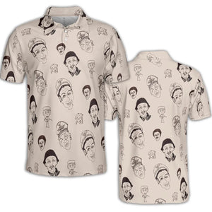 Retro Laughs Hogan's Heroes AOP Men/Women Polo Shirt