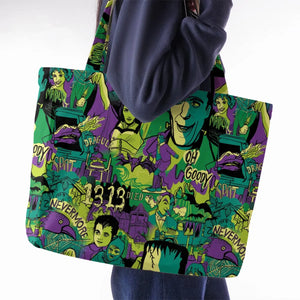 Oh Groovy Frankenstein Universal Horror Large Tote Bag