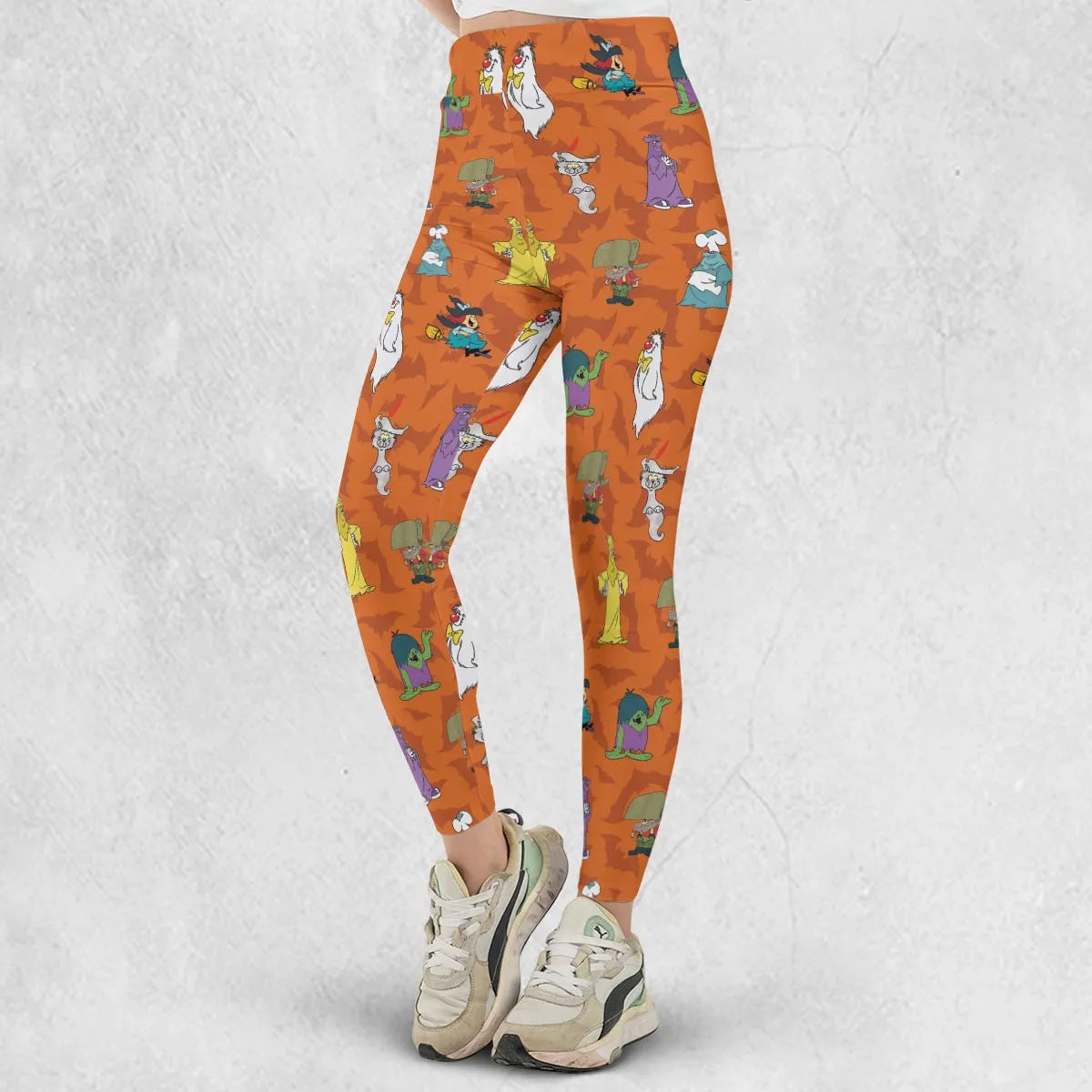 Happy Halloween From Hanna Barbera Legging