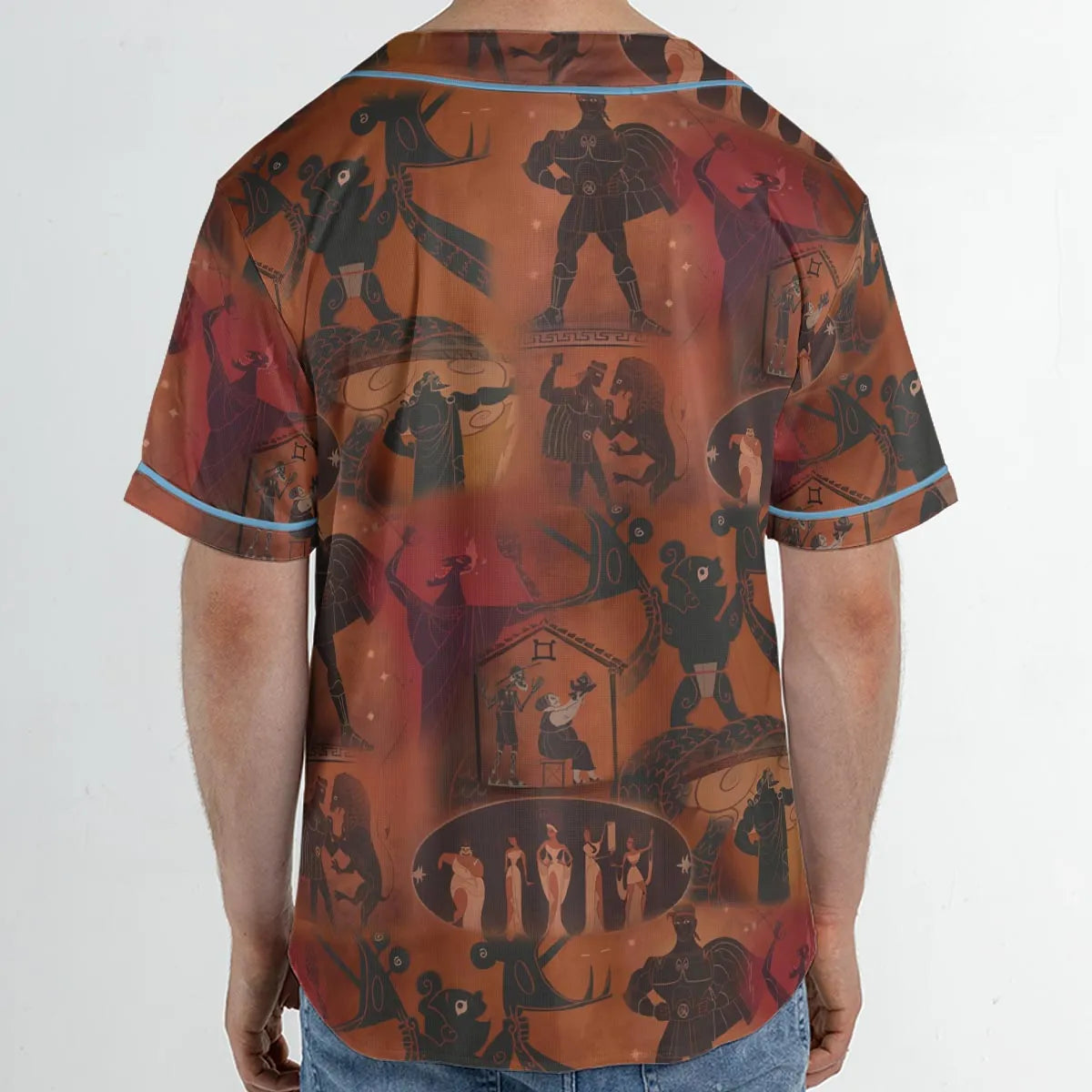 Ancient Hero Hercules 1997 Seamless Unisex Baseball Jersey