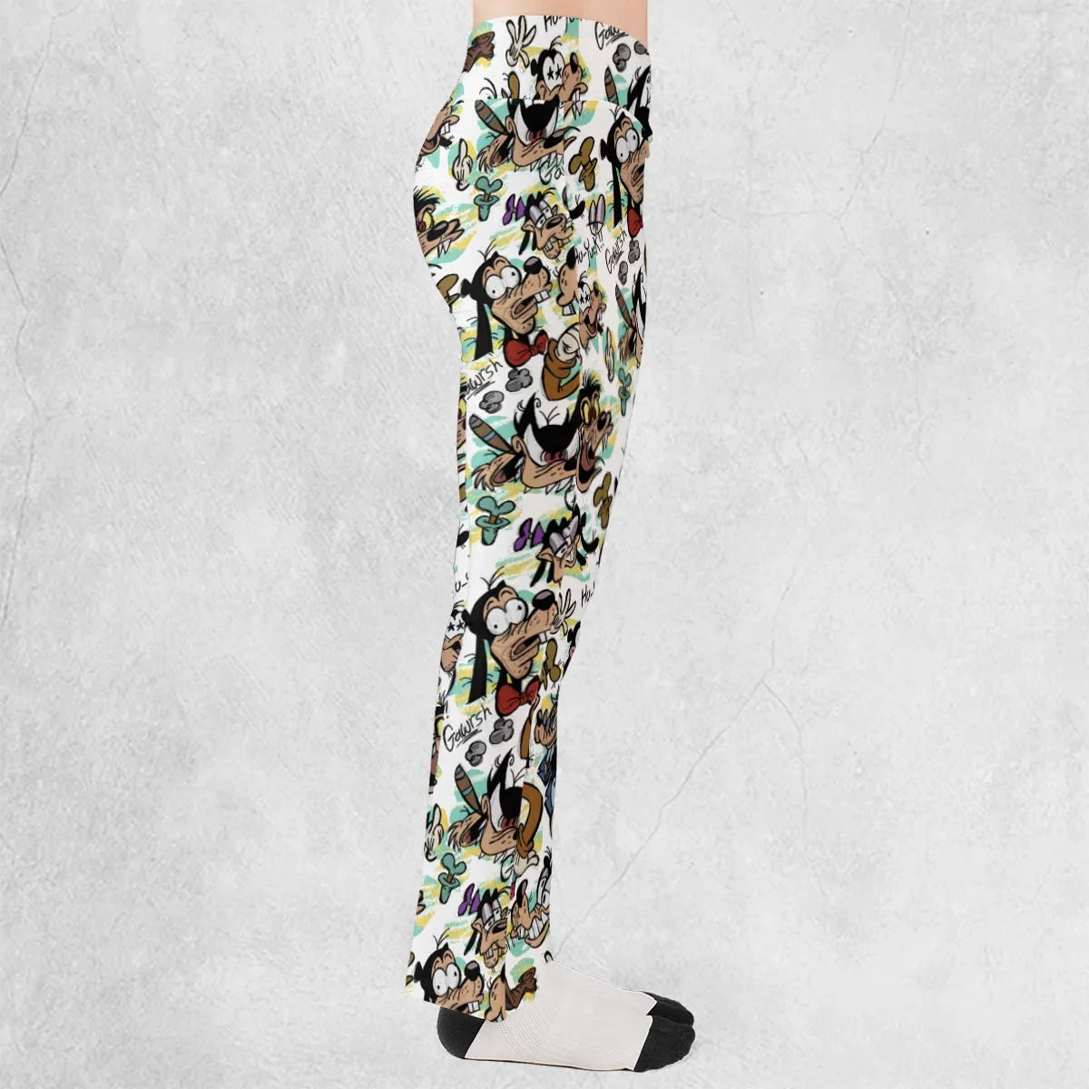 Many Faces Of Goofy Flare Leggings
