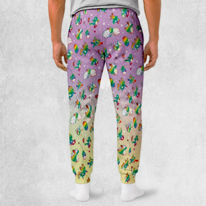 Rainbow Pokemon Pattern Sweatpants