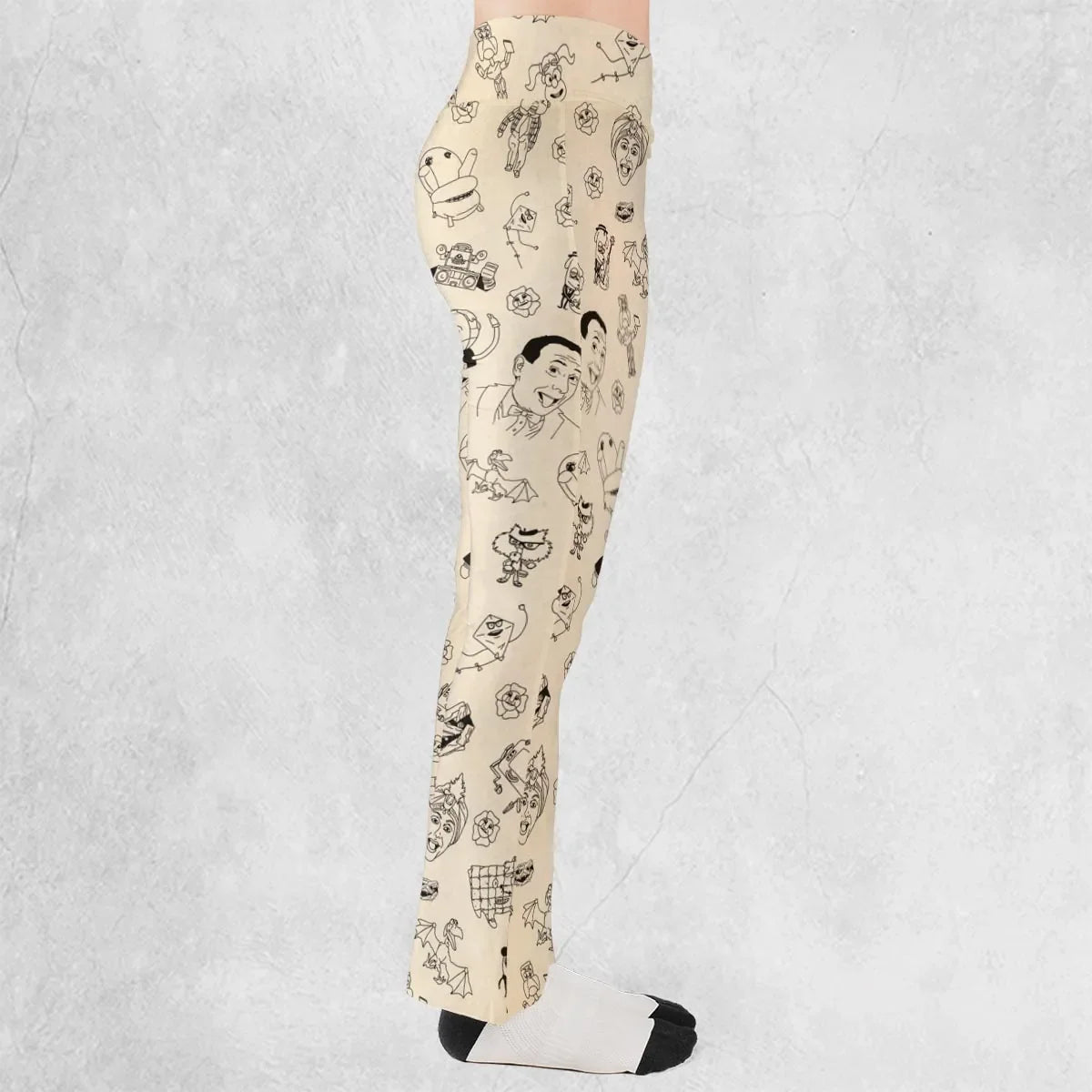 Pee-Wee's Playhouse Characters Flare Leggings