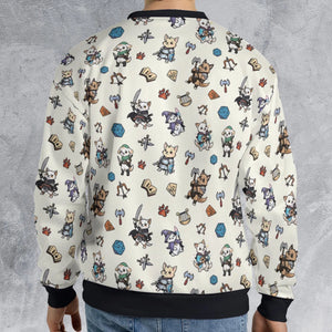 Dungeons and Dogs DnD All-over Print Sweatshirt