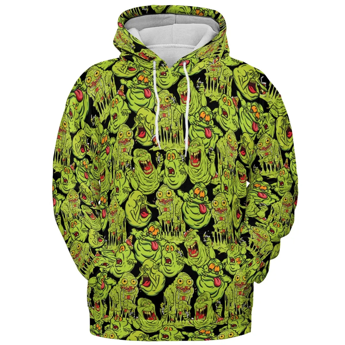 Funny Slimer Ghostbusters All-over Print Hoodie