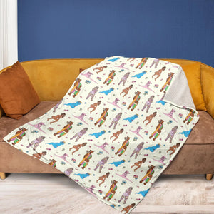 Cereal Monster Breakfast Fleece Blanket