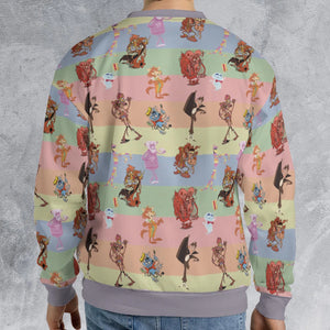 Spooky Monster Mash Cereal Monster All-over Print Sweatshirt