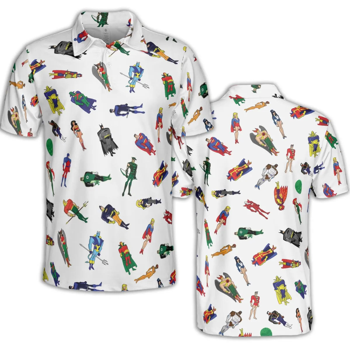 My Ultimate Justice League AOP Men/Women Polo Shirt