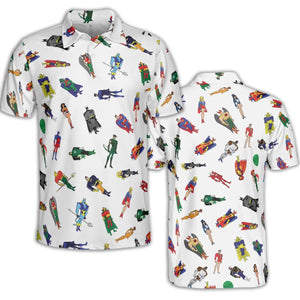 My Ultimate Justice League AOP Men/Women Polo Shirt