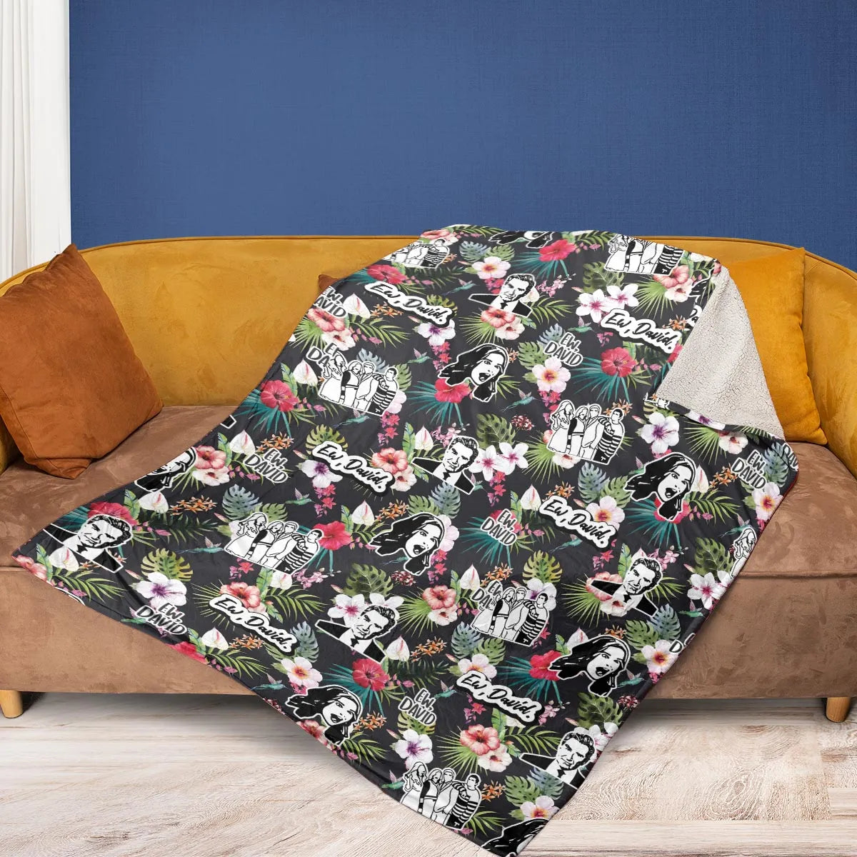 Schitts Creek Tropical Fleece Blanket