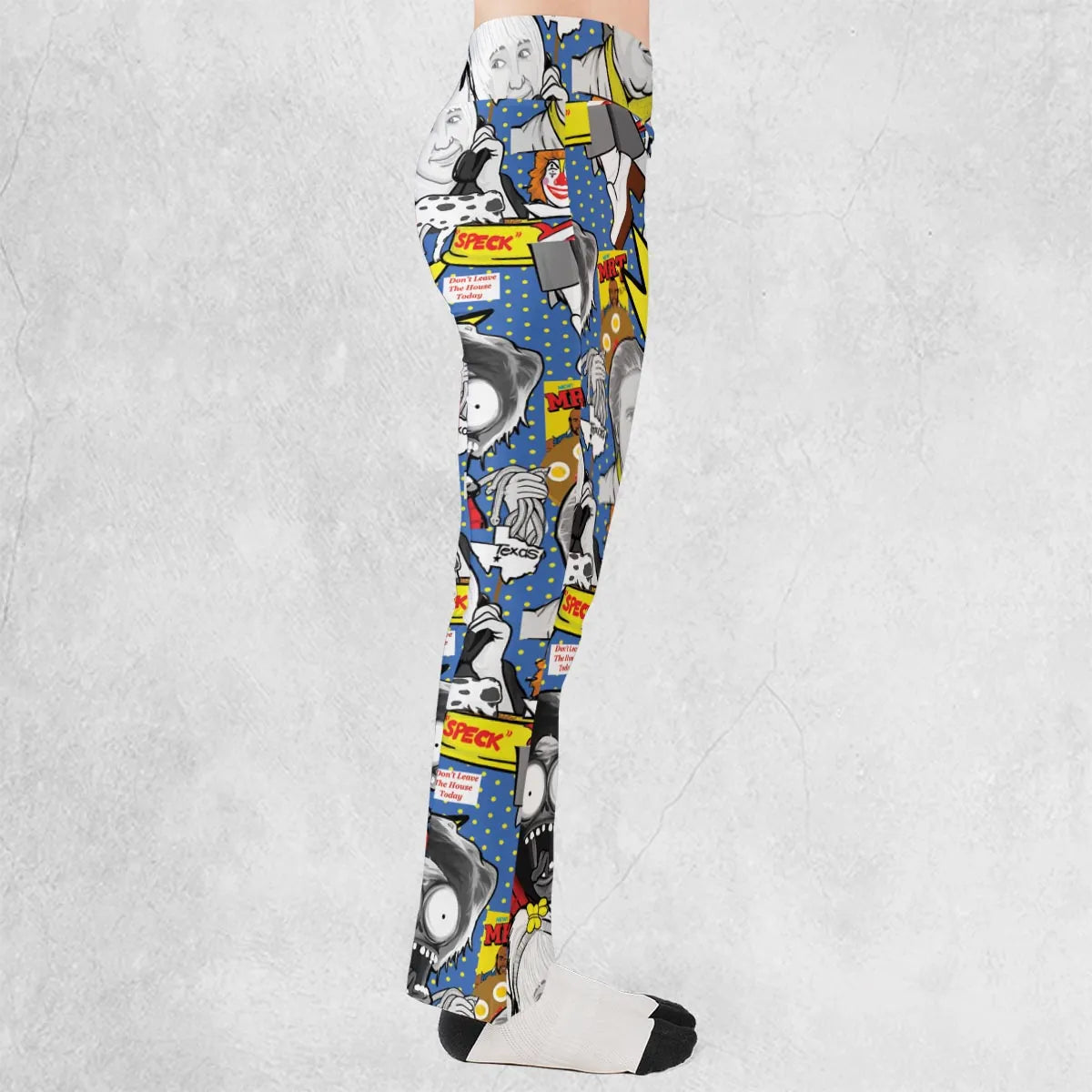 Don't Leave The House Today Pee Wee's Big Adventure Flare Leggings