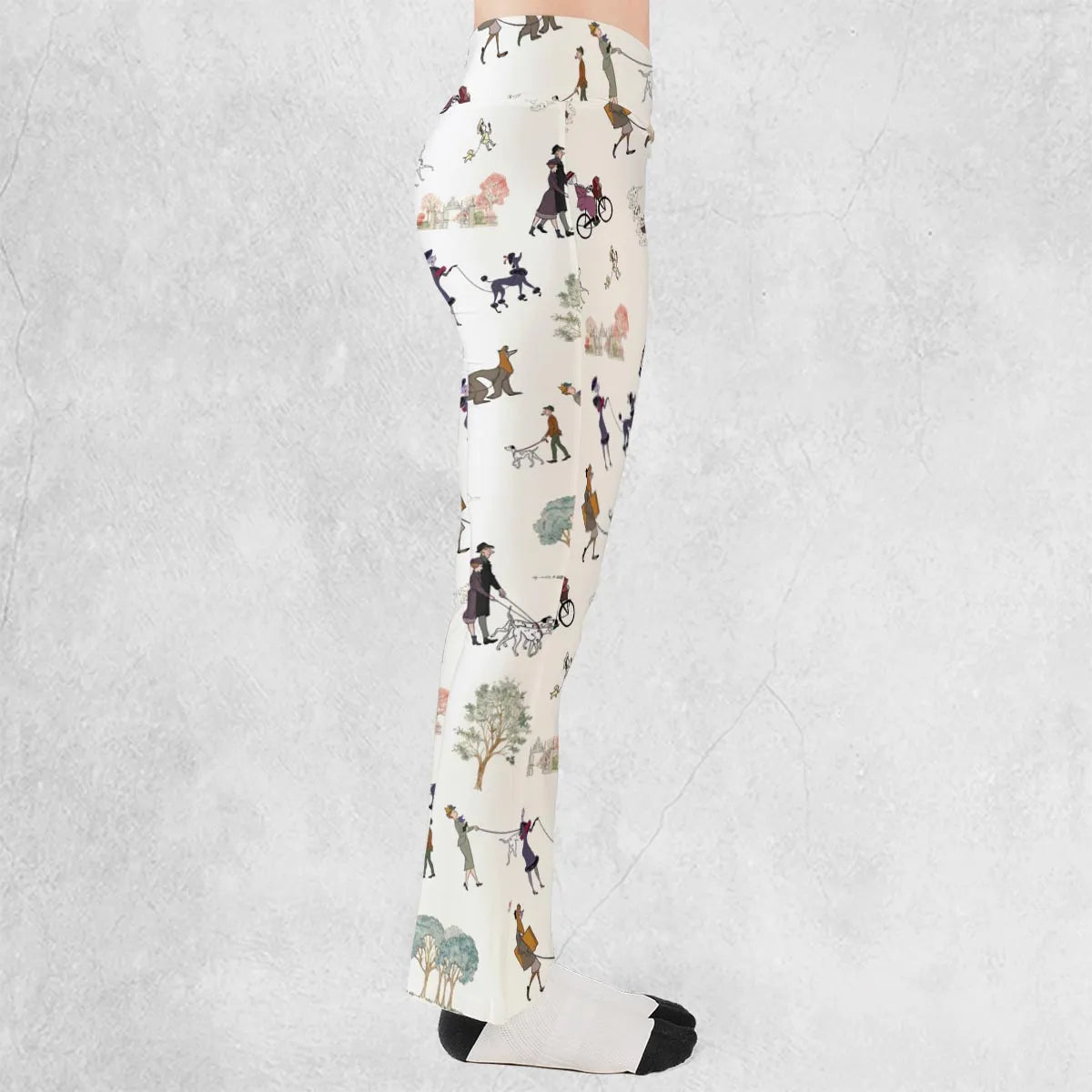 Dog Walking Look Alikes 101 Dalmations Flare Leggings