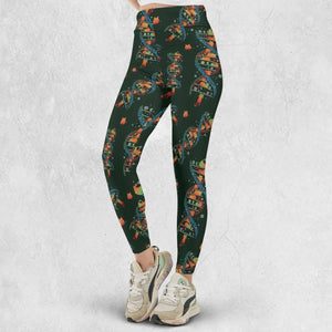 Cat Kitten DNA Pattern Legging
