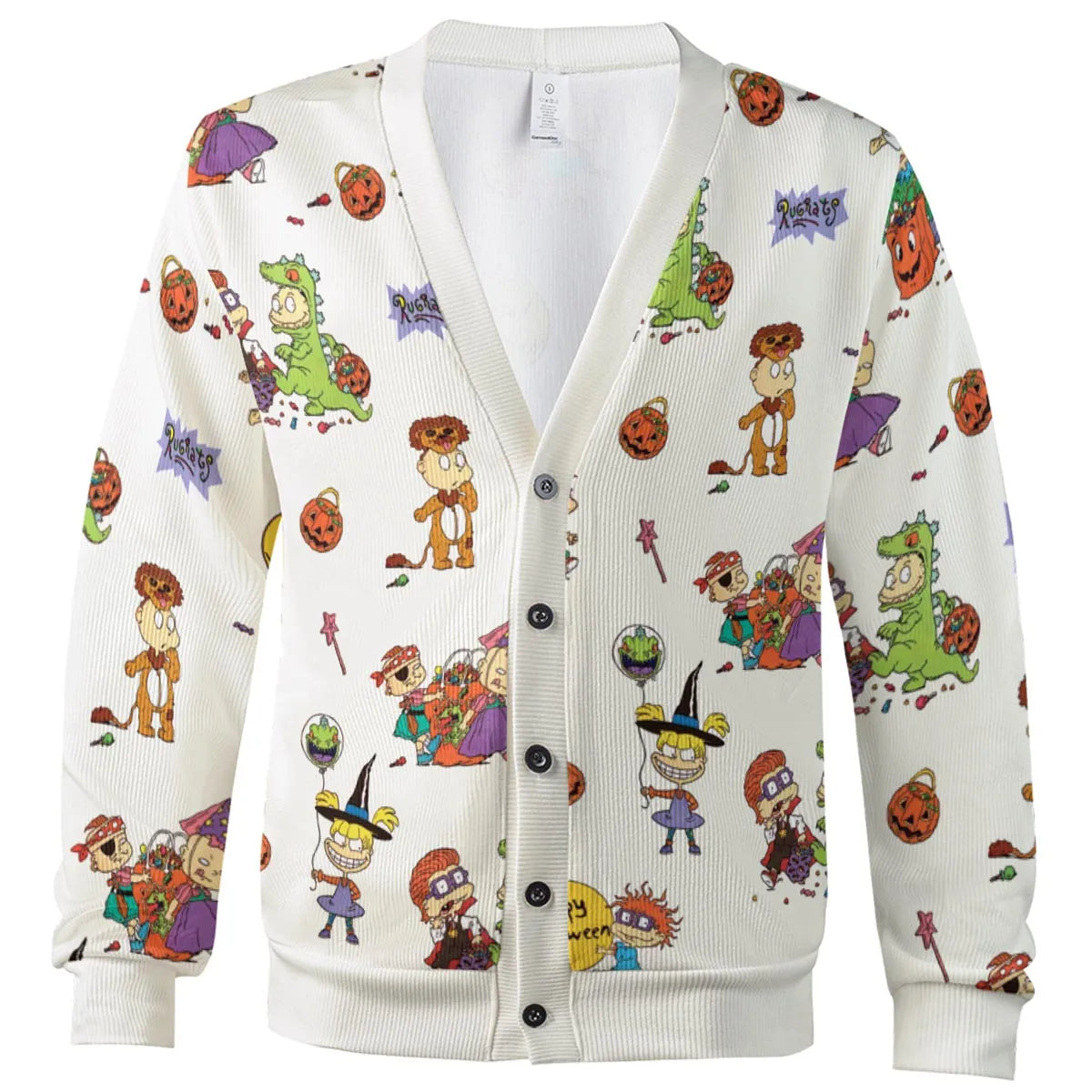 Rugrats Happy Halloween Pattern Cardigan