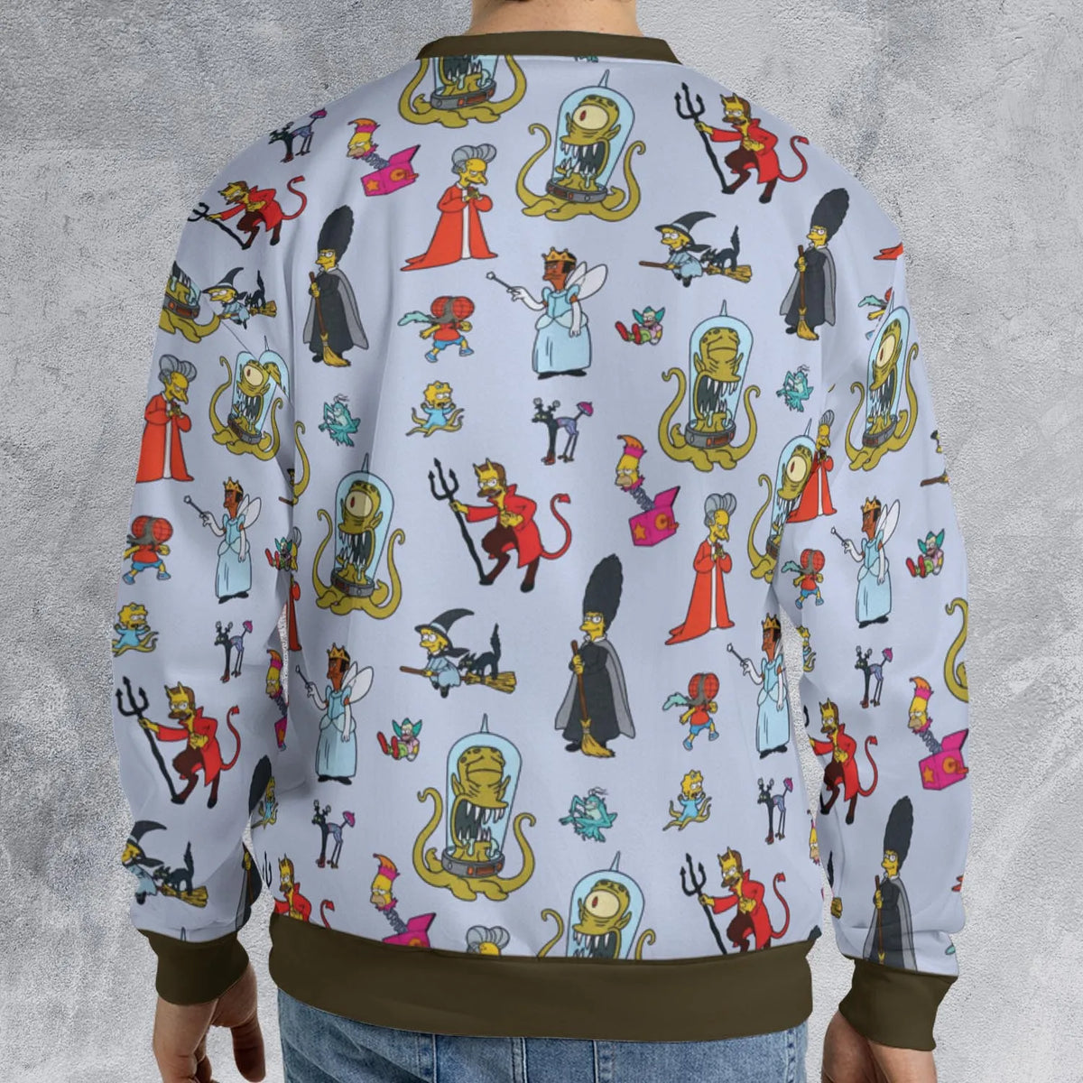 Halloween Costume The Simpsons All-over Print Sweatshirt