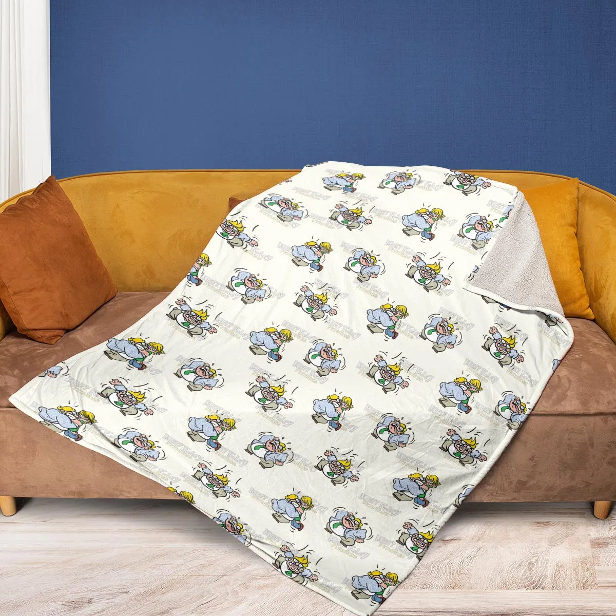 Matt Foley Fitness Exercises SNL Fleece Blanket
