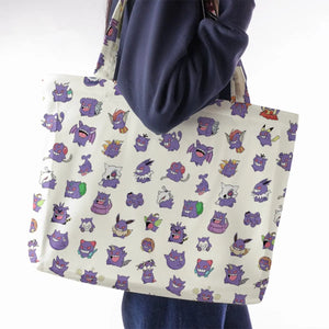 Gengar Cosplay Pokemon Large Tote Bag