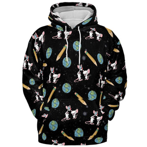 Geek Drip Pinky and The Brain All-over Print Hoodie