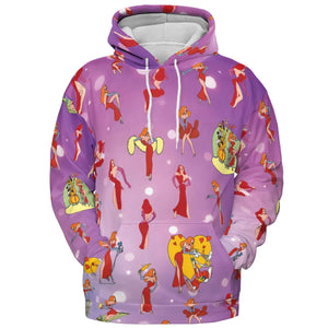 Red Hot Jessica Rabbit Who Framed Roger Rabbit All-over Print Hoodie