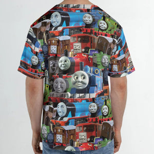 Thomas The Tank Engine Unisex Baseball Jersey