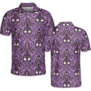 Beetlejuice Haunted Mansion Themed AOP Men/Women Polo Shirt
