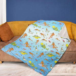 Underwater Sealab 2020 Fleece Blanket