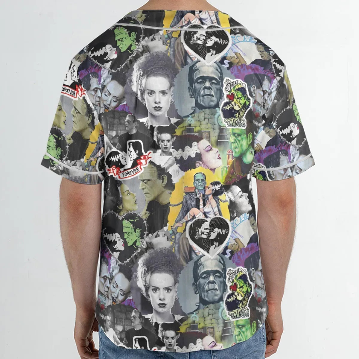 Forever Frankenstein Unisex Baseball Jersey