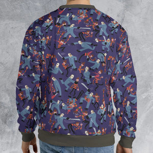 The Battle Freddy vs Jason Nightmare on Elm Street Friday the 13th All-over Print Sweatshirt