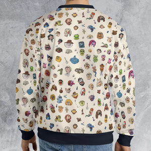 The Muppets Pattern All-over Print Sweatshirt