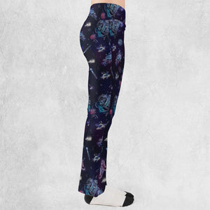 Tardis Doctor Who Seamless Flare Leggings
