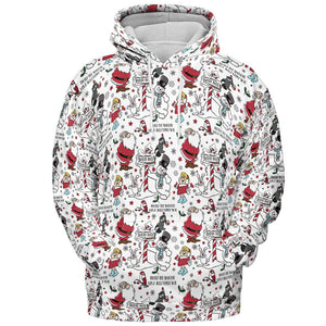 All-over Print Hoodie - PNXQBYGK -  - 2