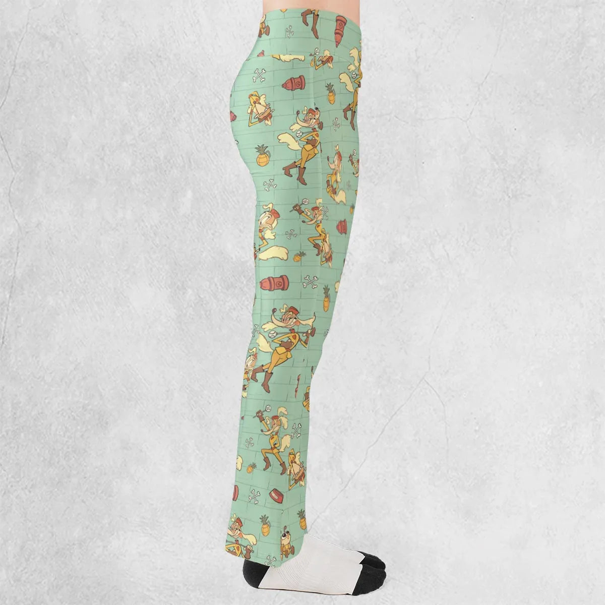 Sergeant O'Fera Cuphead Flare Leggings