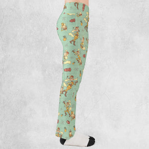 Sergeant O'Fera Cuphead Flare Leggings